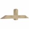 Ekena Millwork Eugene Rough Sawn Timber Gable Bracket, Douglas Fir, 72"W x 18"H x 6"D x 6"F, 6/12 Pitch GBW072X18X0606EUG00RDF - alternate 4